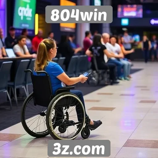 Acessibilidade e suporte ao cliente no 804win