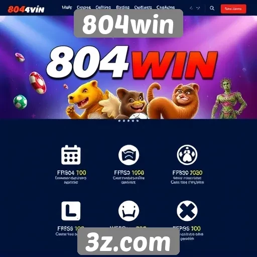 Análise das funcionalidades do site 804win