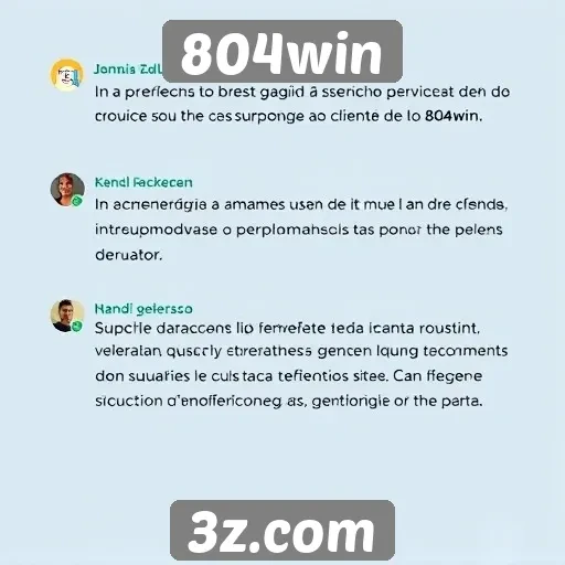 Feedback dos usuários sobre o suporte ao cliente do 804win